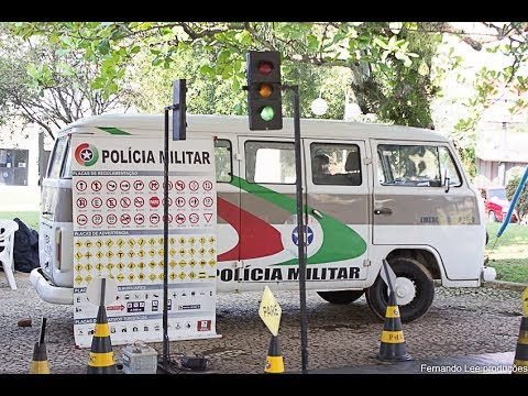 Trânsito: Campanha Educacional em Tubarão
