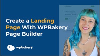 How To Create a Landing Page In WordPress With WPBakery Page Builder