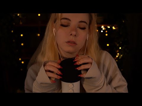 ASMR | 3 HOURS slow Mic Scratching & Soft Blowing for Sleep - white noise, no talking