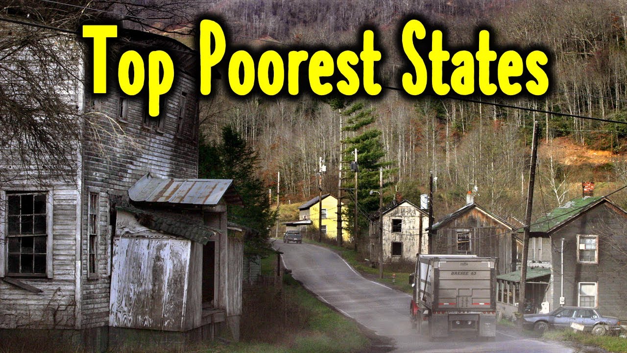 Top 10 States with Highest Poverty In America [Poorest States 2023