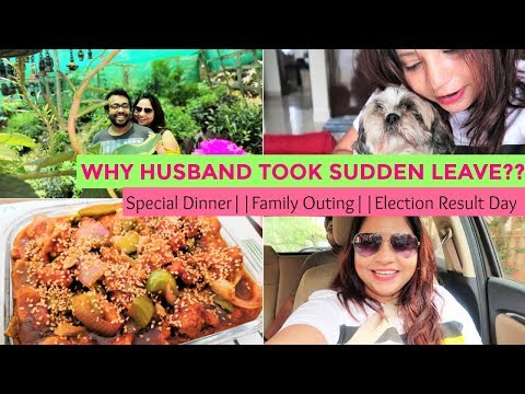 Election Result Day Vlog | Why Husband Took Leave | Special Dinner With Family Video