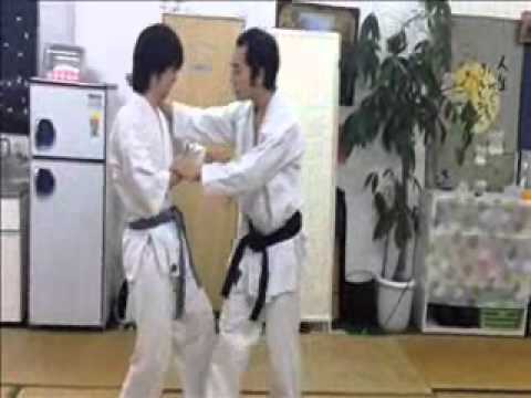 後手の先での崩しの稽古（３月８日）