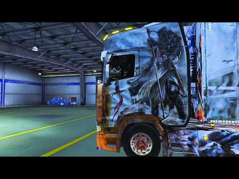 (ETS2 1.35)Scania S Tunado+Combo Skins Lionheart Heide Logistik