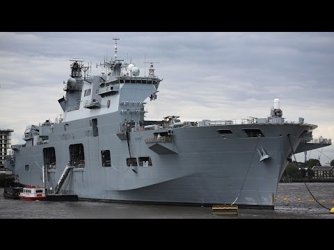 Britain's largest warship: HMS Ocean
