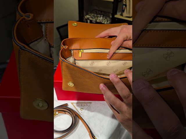 حقيببة جيس ليذر عنابي مقاس 28