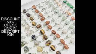 Download the video "20pcs/Lot Wholesale Mix Style Natural Stone Finger Rings For Women Luxury Red Agate Fashion HOT Blue"