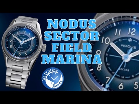 A Truly incredible dial - The Nodus Sector Field Marina Watch - First Impressions #microbrand