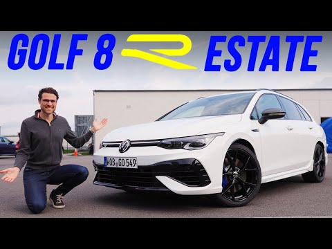 all-new VW Golf R Estate FULL REVIEW with racetrack 🏁 2022 Golf 8 R Variant