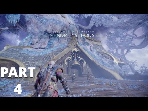 GOD OF WAR RAGNAROK PS5 Walkthrough Gameplay Part 4 - SINDRI'S HOUSE (FULL GAME)
