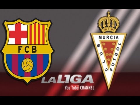 Gol de Kike (1-1) en el FC Barcelona B - Real Murcia - HD