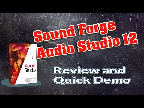 NEW Sound Forge Audio Studio 12 Review and Quick Demo