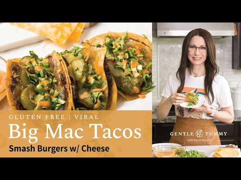 🌮 EASY Gluten-Free Big Mac Tacos w/ Smash Burgers