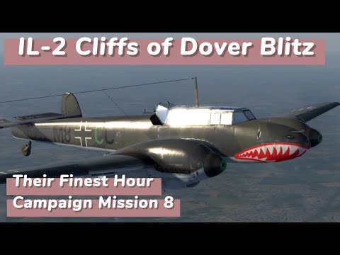 Fighting Bf 110s in the Spitfire | IL-2 | Cliffs of Dover Blitz | Their Finest Hour