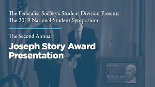 Click to play: Banquet Dinner & Presentation of the Annual Joseph Story Award