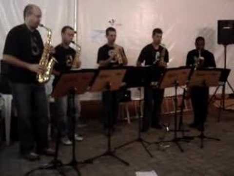 5asax saxophone quintet  "the pink panther"