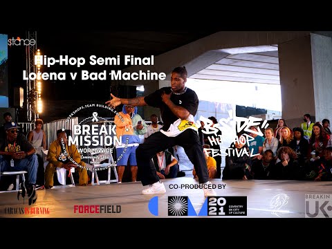 Break Mission x B-Side Festival 2021 // Hip-Hop Semi Final - Lorena v Bad Machine // stance