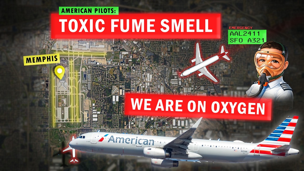 TOXIC SMELL aboard American Flight | Emergency Diverts to Memphis
