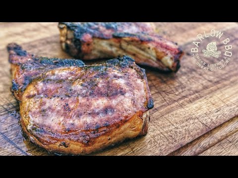 EASY Grilled Pork Chops Recipe | Weber Jumbo Joe | Barlow BBQ