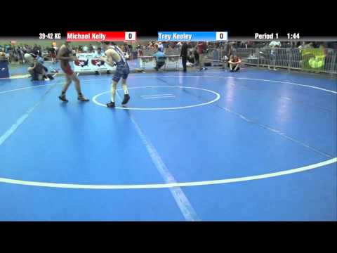 FILA Cadet 39-42 KG Michael Kelly vs. Trey Keeley