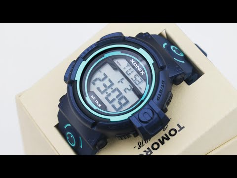 How to Set the time, 12/24 hour format, year? for the TOMORO xonix robot series sport watches