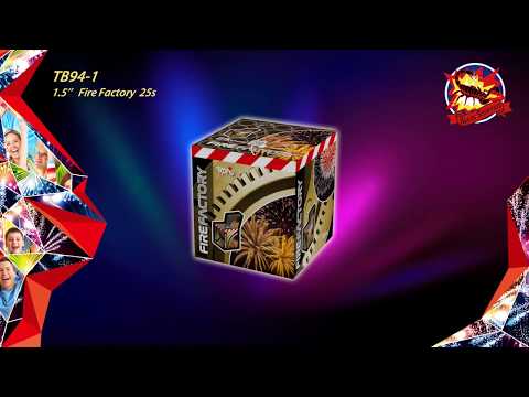 TB94-1  1.5"  Fire  Factory  25s