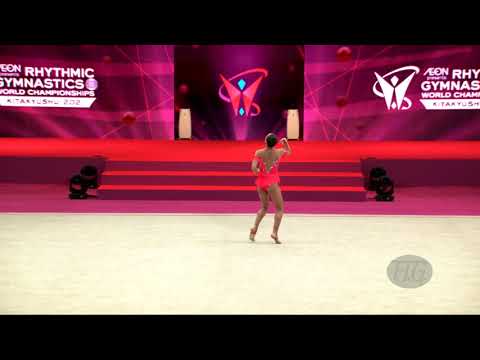 DUSSAN Lina (COL) - 2021 Rhythmic Worlds, Kitakyushu (JPN) - Qualifications Ribbon