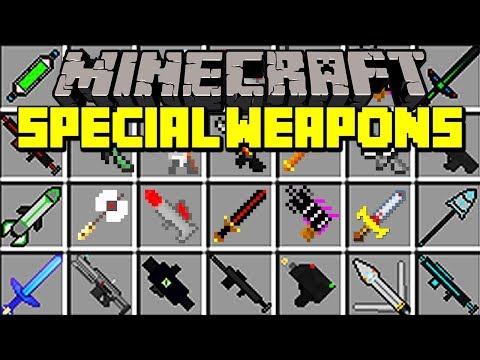 UNBELIEVABLE Minecraft SPECIAL WEAPONS MOD!