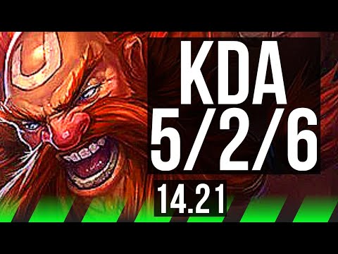 GRAGAS vs GRAVES (JGL) | 5/2/6 | EUNE Grandmaster | 14.21