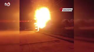 OSB Girişinde Korkutan Yangın