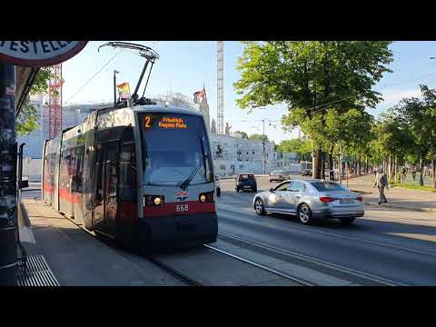 Siemens ULF B 668 Line 2 + Bombardier Flexity 309 Line 71