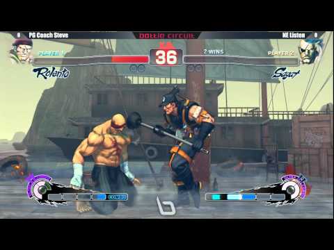 Next Level Battle Circuit 134 - USF4 - PG Coach Steve (Rolento) vs NE Liston (Sagat)
