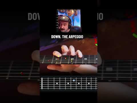 Here I'm playing a G7 arpeggio for a bar then resolving to a C major chord