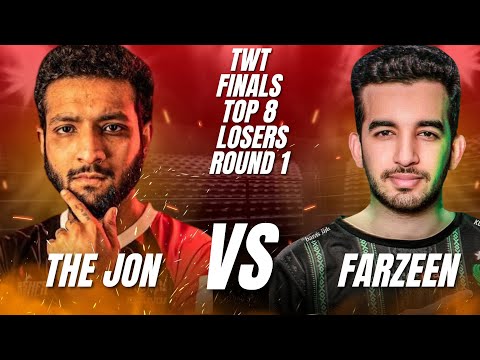 The Jon Vs Farzeen TWT GLOBAL FINALS 2025 - TOP 8 Losers Round 1