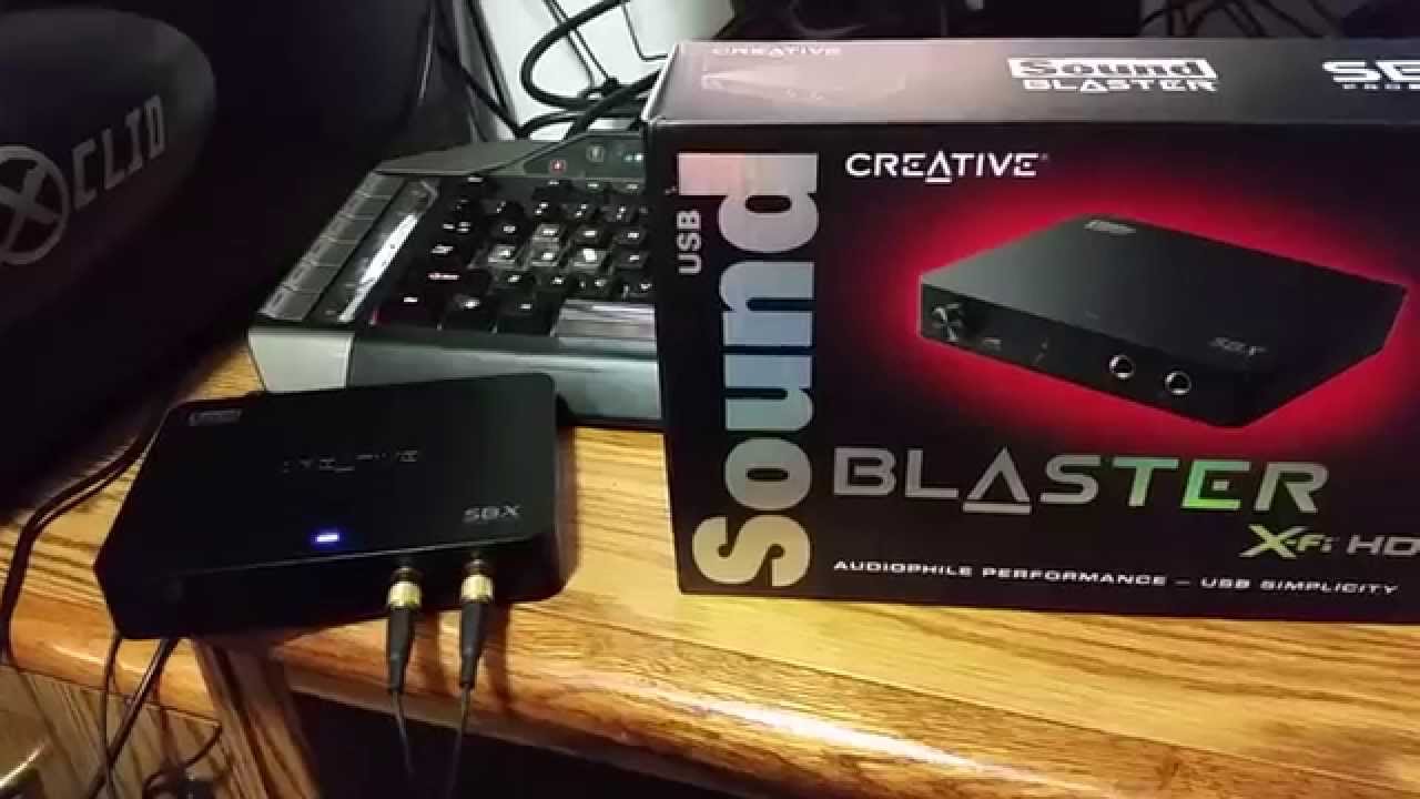 Звуковая карта Creative USB X-Fi HD Sound Blaster SB1240 (SBX Pro Studio) 2.0 Ret