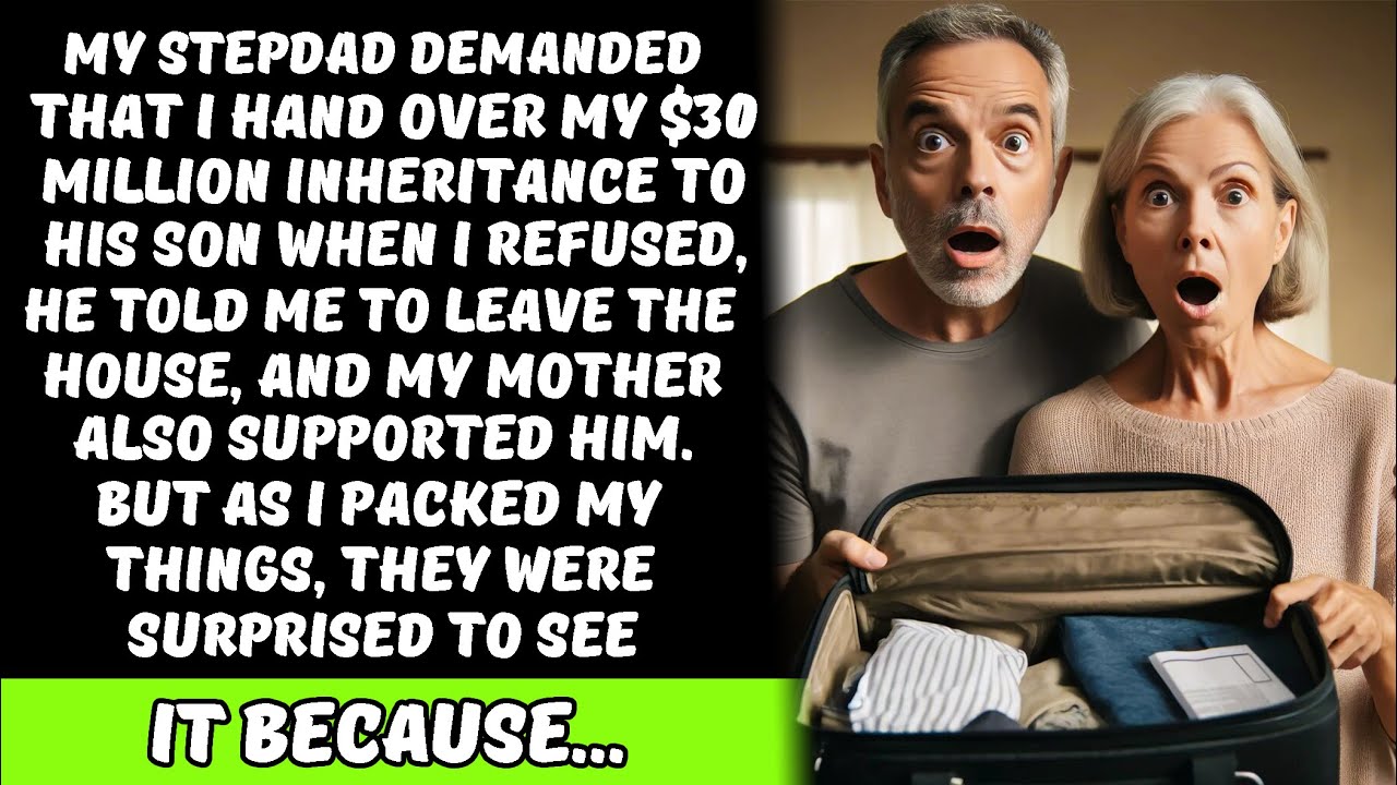 My Stepdad Demanded My $30 Million Inheritance. When I Refused, They Were Shocked Because...