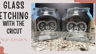 Cricut Etched Jar