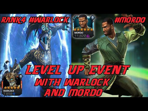 LEVELING UP WARLOCK and 6⭐ RANK 2 MORDO #mcoc #kabam #levelup #warlock #mordo #event #giftingevent