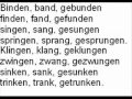 Song Lied Sang] Die poetischen Verben YouTube ...