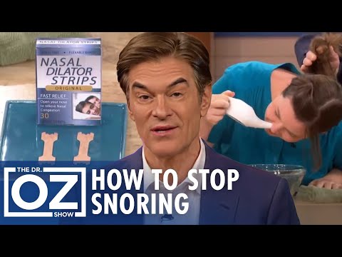 How to Stop Snoring FAST! Doctor-Backed Sleep Fix | Oz Health