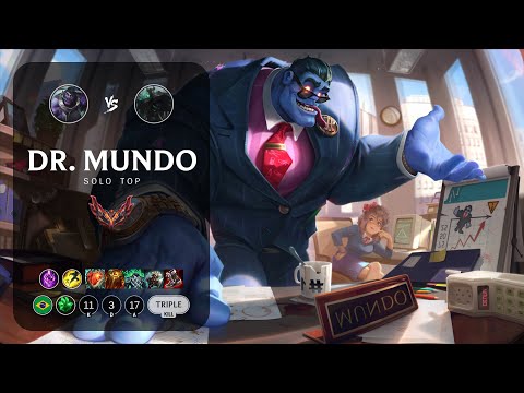 Dr. Mundo Top vs Mordekaiser - BR Grandmaster Patch 13.14