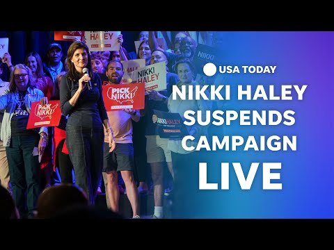 Watch live Nikki Haley drops out of presidential election after Super Tuesday losses