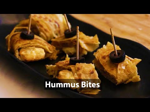 Hummus Bites | Tasty and Healthy Hummus Bites at Home | IMWOW