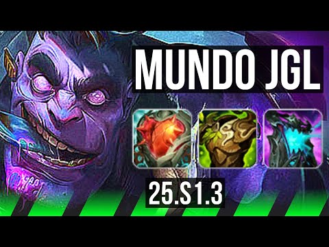 DR. MUNDO vs TALIYAH (JGL) | Comeback, 69% winrate | EUW Master | 25.S1.3