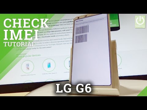IMEI Mode in LG G6 H870 - Check IMEI / Serial Number Barcodes