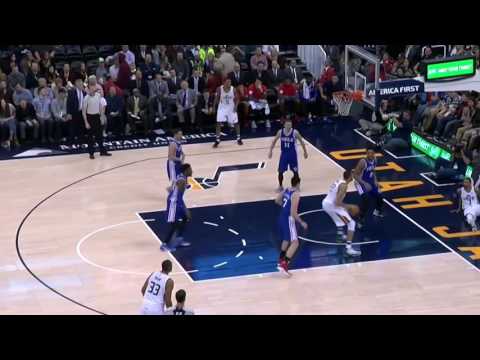 Rudy Gobert Posterizes Jahlil Okafor | Sixers vs Jazz | December 29