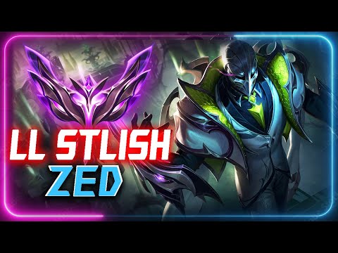 LL STYLISH ZED MID VS GALIO | NA MASTER ZED GAMEPLAY | PATCH 14.10