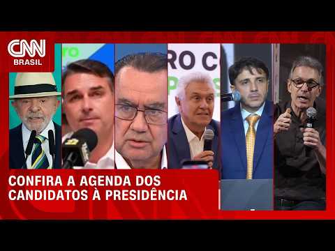 Eleições 2026: confira a agenda dos candidatos à presidência | CNN NOVO DIA
