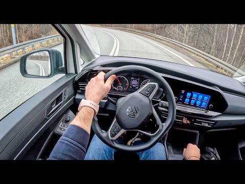 2023 Volkswagen Caddy V Cargo [2.0 TDI 102 HP] |0-100| POV Test Drive #1589 Joe Black