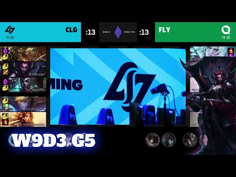 CLG vs FlyQuest | Week 9 Day 3 S11 LCS Summer 2021 | CLG vs FLY W9D3 Full Game