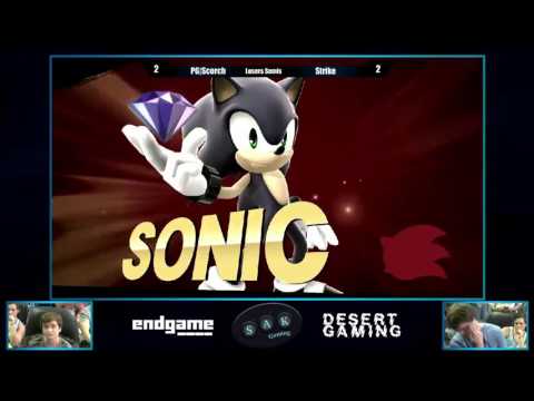 SP16 Losers Semis - PG|Scorch (Sonic) vs Strike (Sheik) Part 2